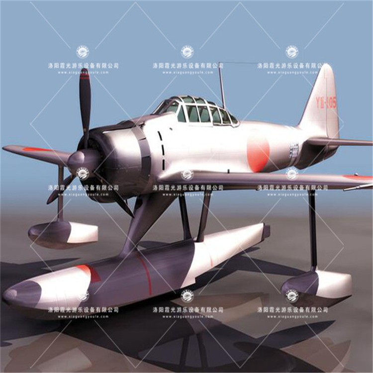 龙门镇3D模型飞机气模